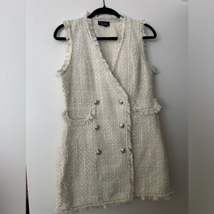 trixxi tweed boucle dress